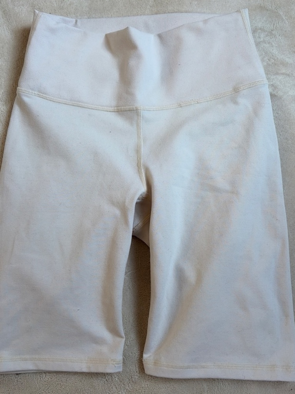 Fabletics White Kids Bike Shorts